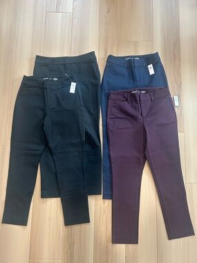Old Navy Pixie skinny pants High Rise Size 6 Petite (4 Pant Bundle)